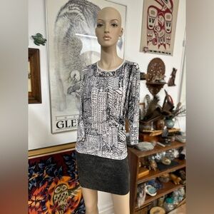 Cityscape 🏙️ Top with 3/4 Sleeves